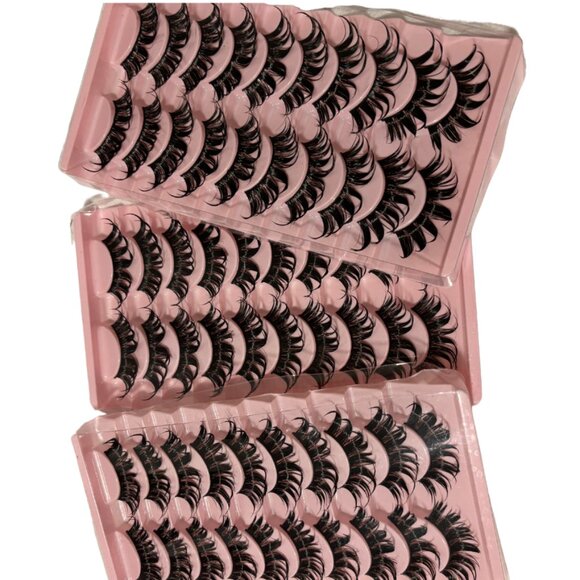 Three Set of False Eye Lashes Set - Picture 1 of 2